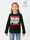 Детский лонгслив / Run PHP