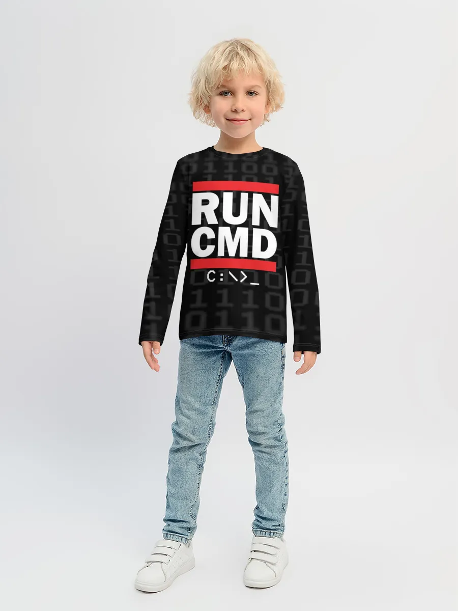 Детский лонгслив / RUN CMD