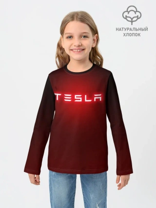 Детский лонгслив / TESLA