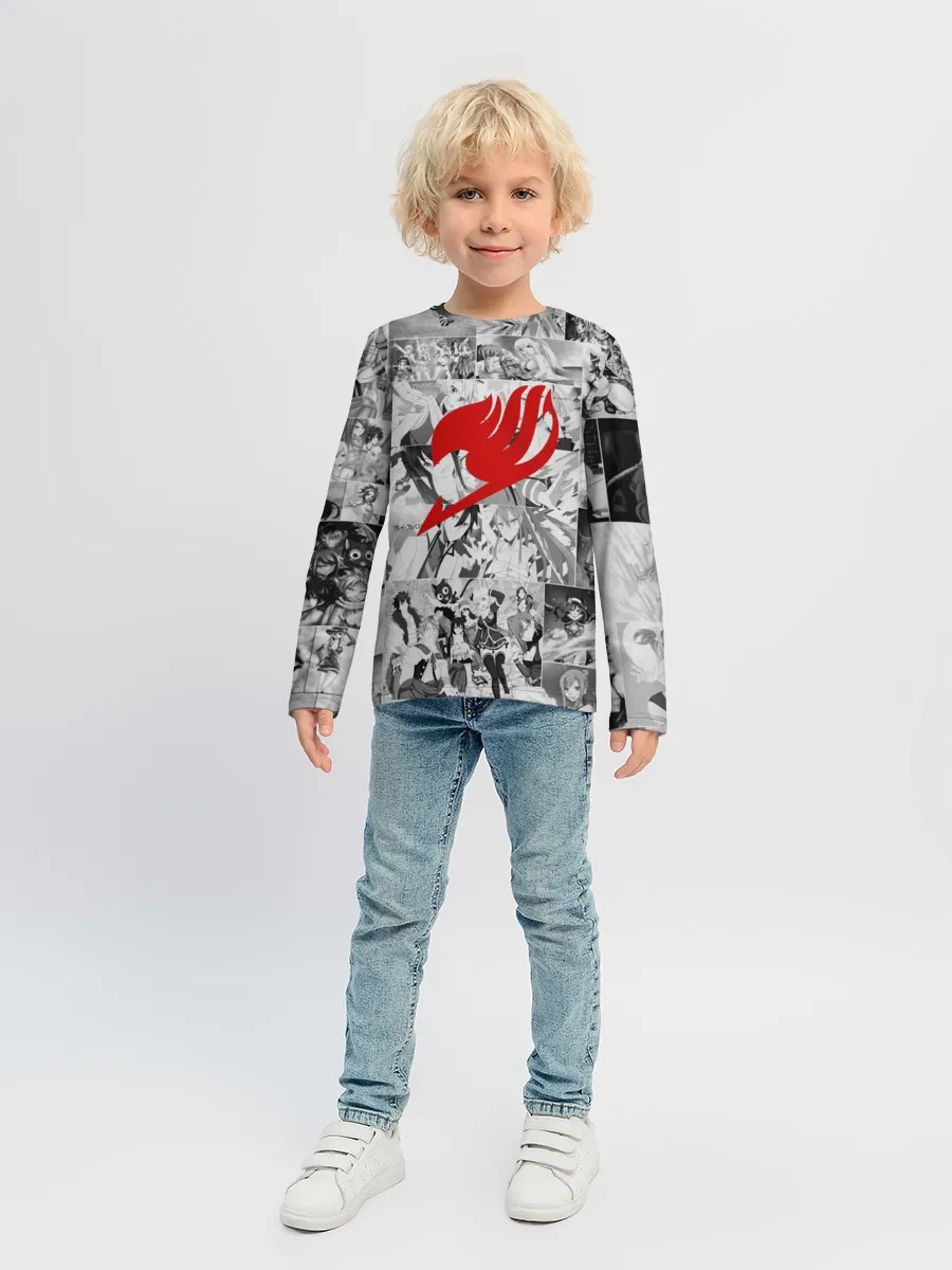 Детский лонгслив / Все герои Фейри Тейл