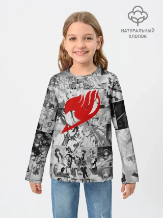 Детский лонгслив / Все герои Фейри Тейл