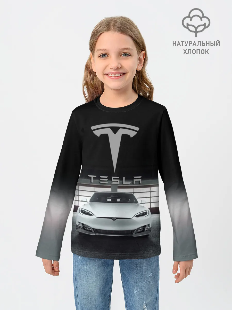 Детский лонгслив / TESLA