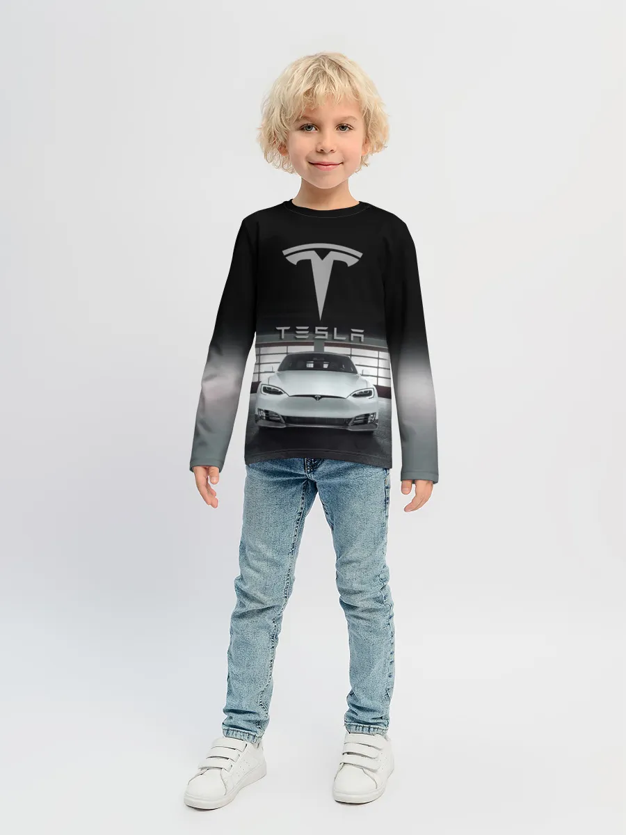 Детский лонгслив / TESLA