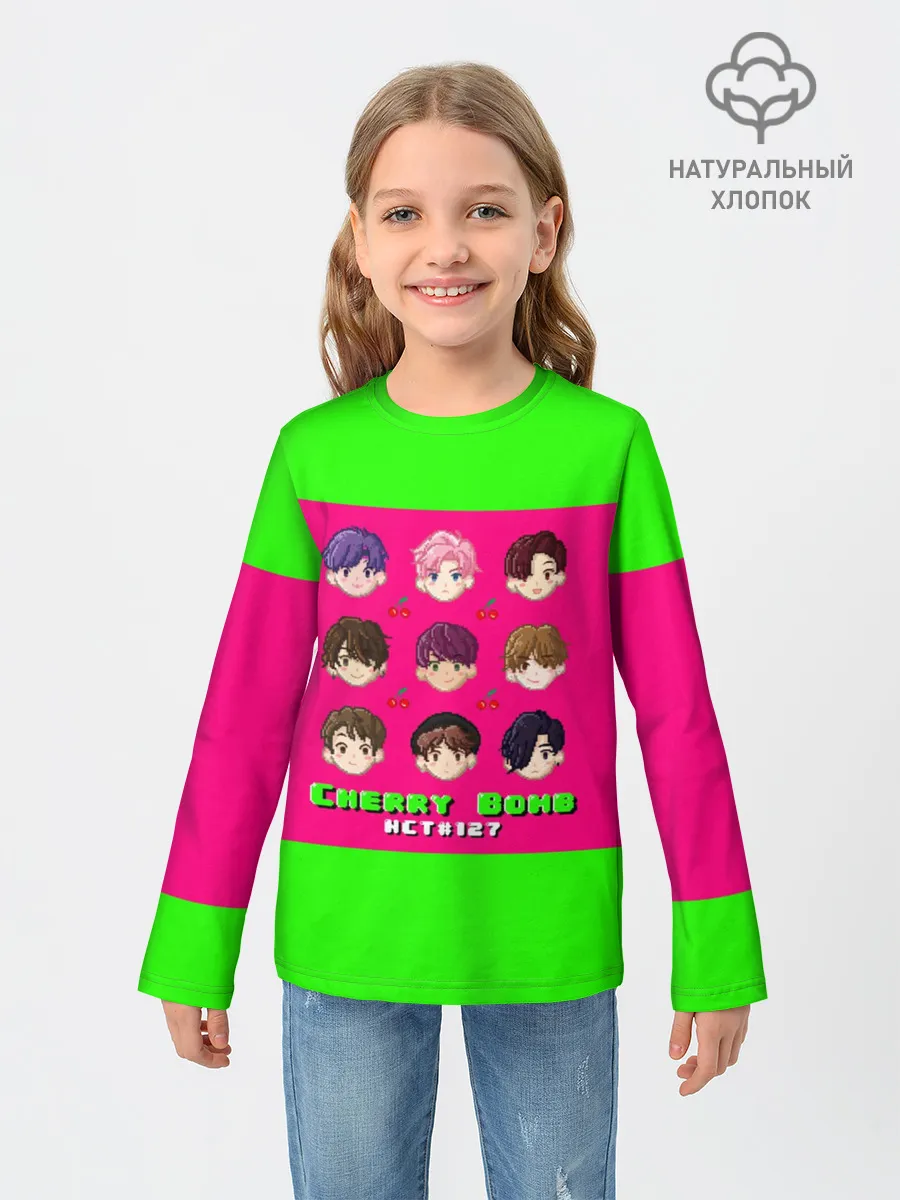 Детский лонгслив / NCT 127. Cherry Bomb