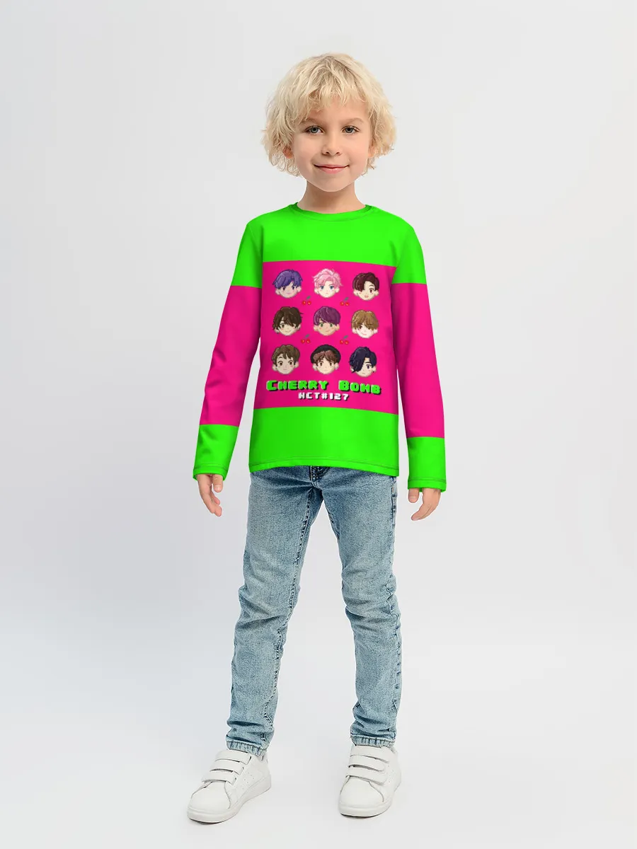 Детский лонгслив / NCT 127. Cherry Bomb