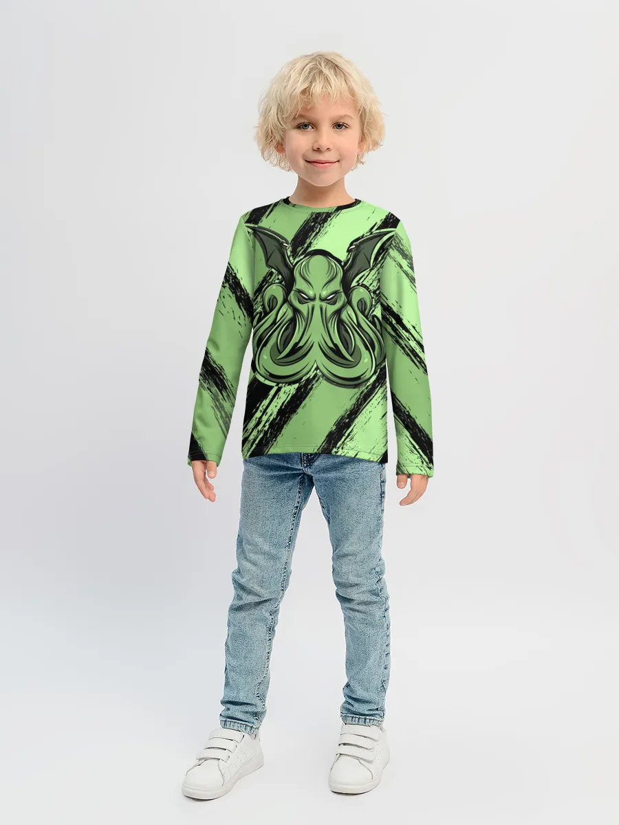 Детский лонгслив / Ктулху