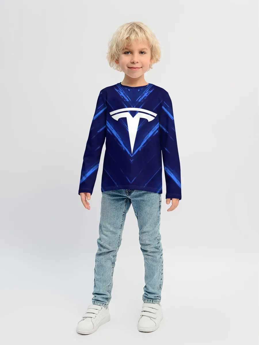 Детский лонгслив / TESLA