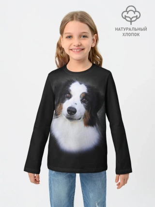 Детский лонгслив / Собака