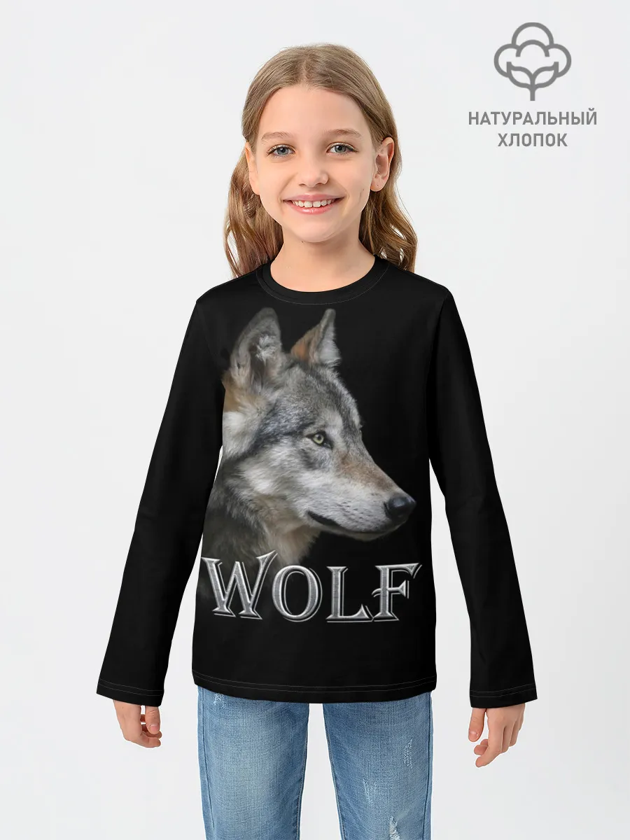 Детский лонгслив / Wolf