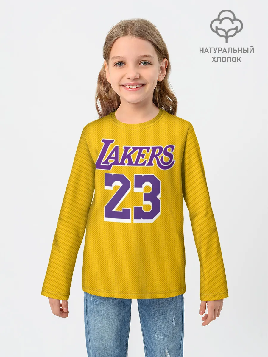 Детский лонгслив / James 18-19 LA Lakers home