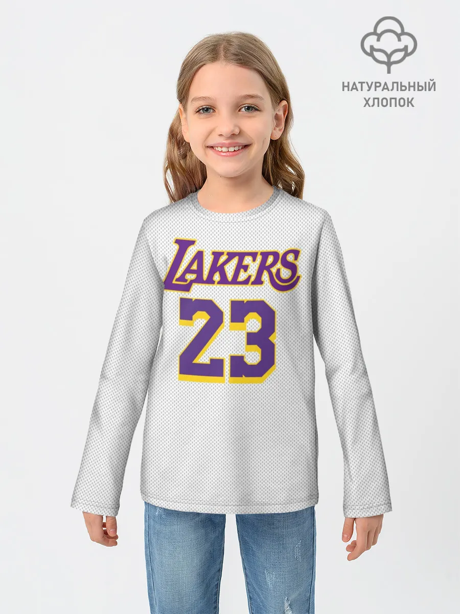Детский лонгслив / James 18-19 third LA Lakers