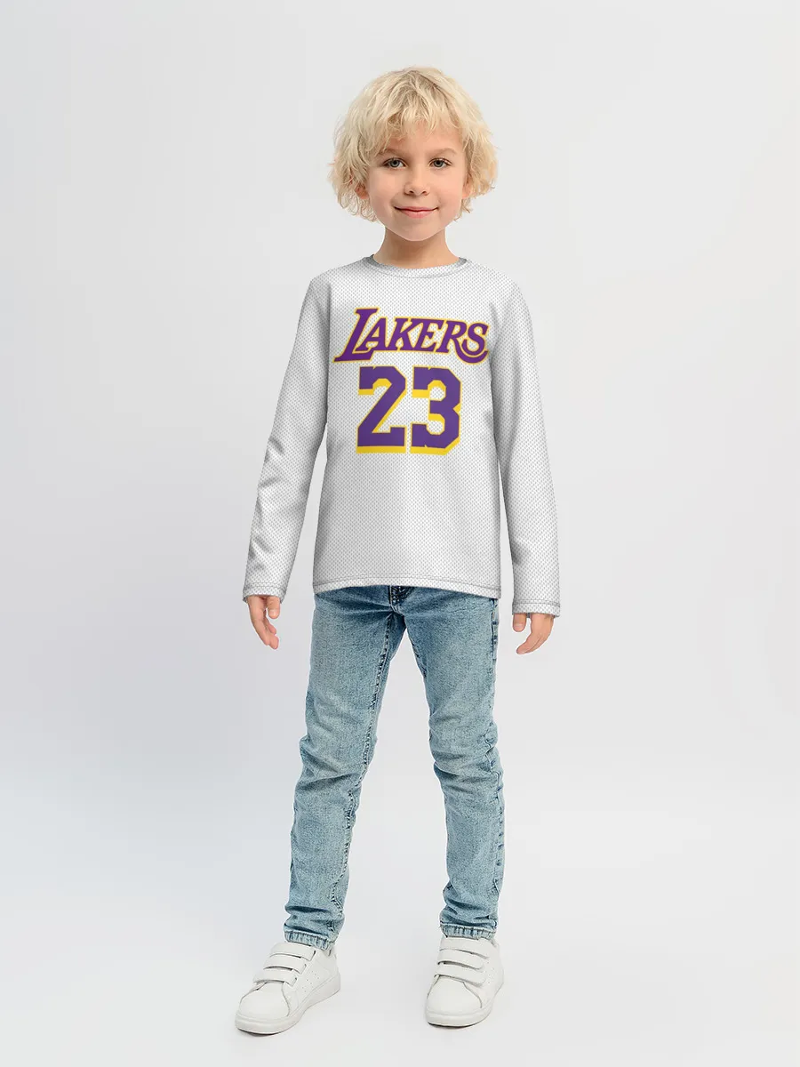 Детский лонгслив / James 18-19 third LA Lakers
