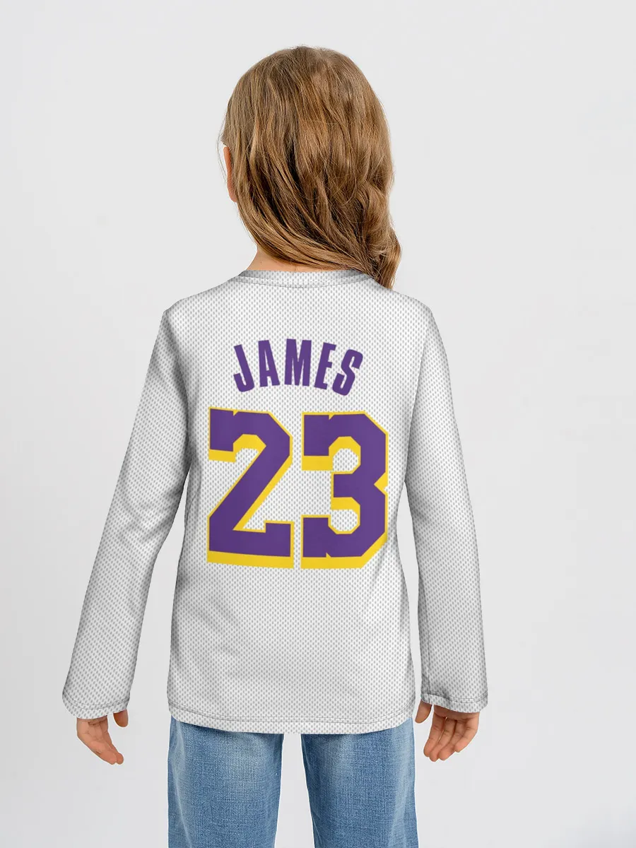 Детский лонгслив / James 18-19 third LA Lakers