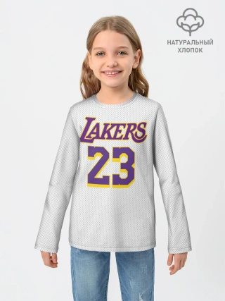 Детский лонгслив / James 18-19 third LA Lakers