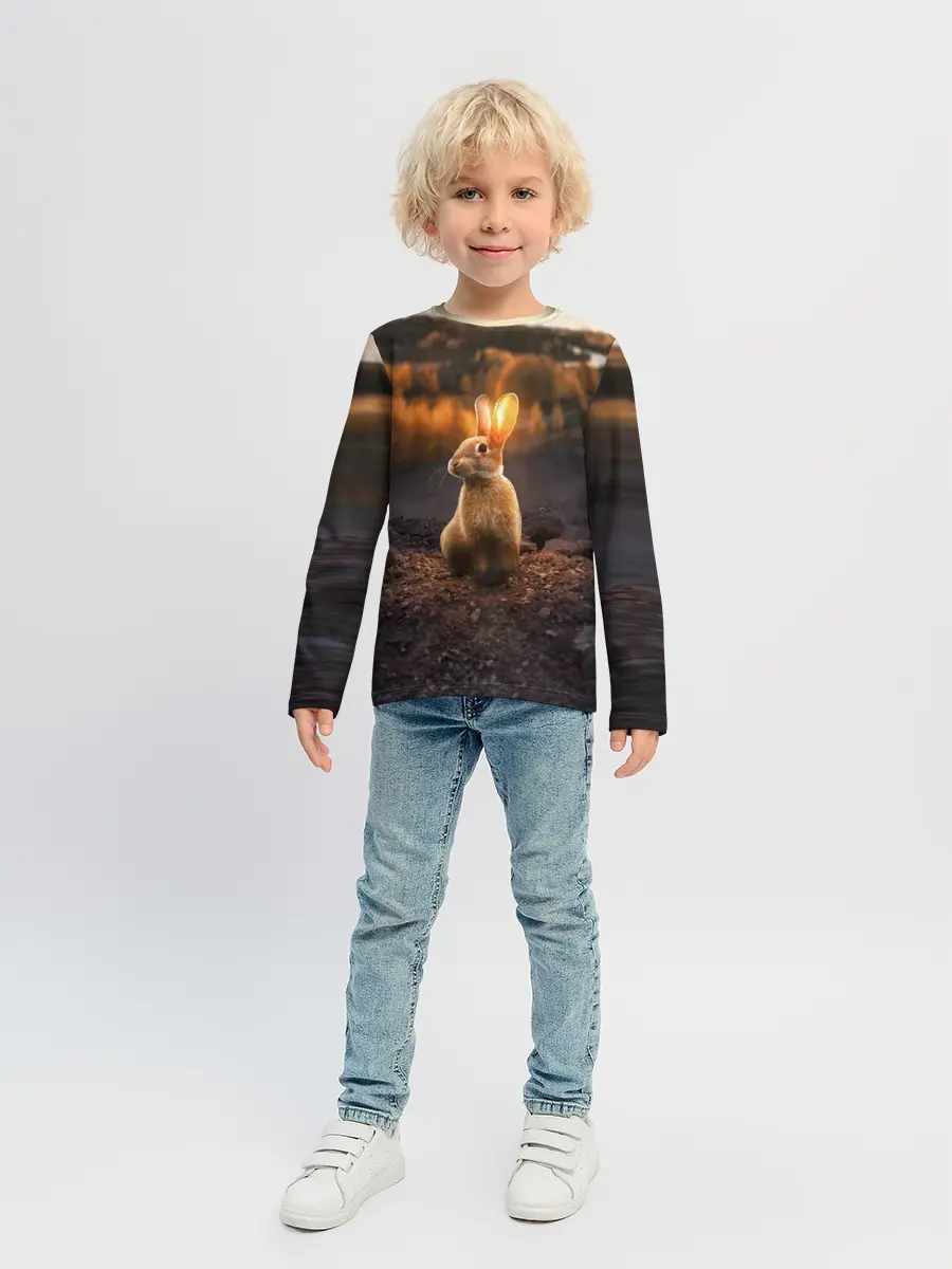 Детский лонгслив / Солнечный зайчик