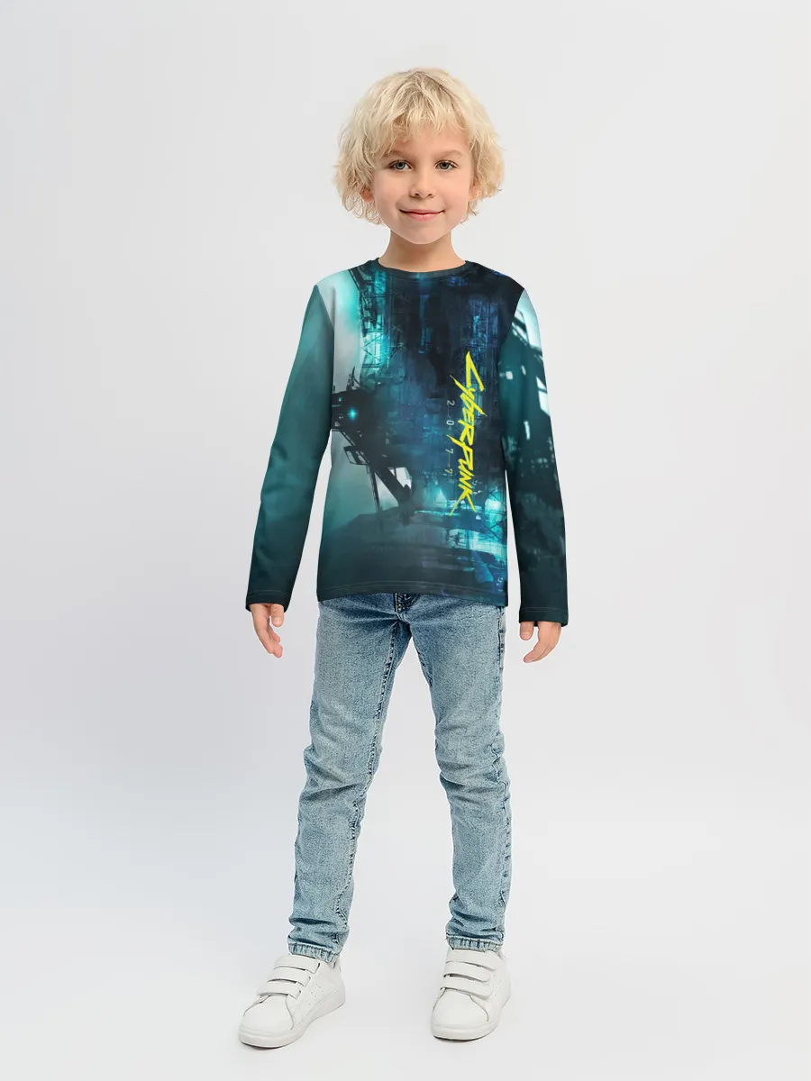 Детский лонгслив / Cyberpunk 2077