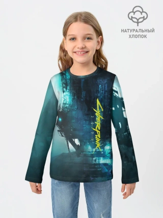 Детский лонгслив / Cyberpunk 2077