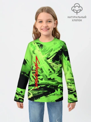 Детский лонгслив / Cyberpunk 2077