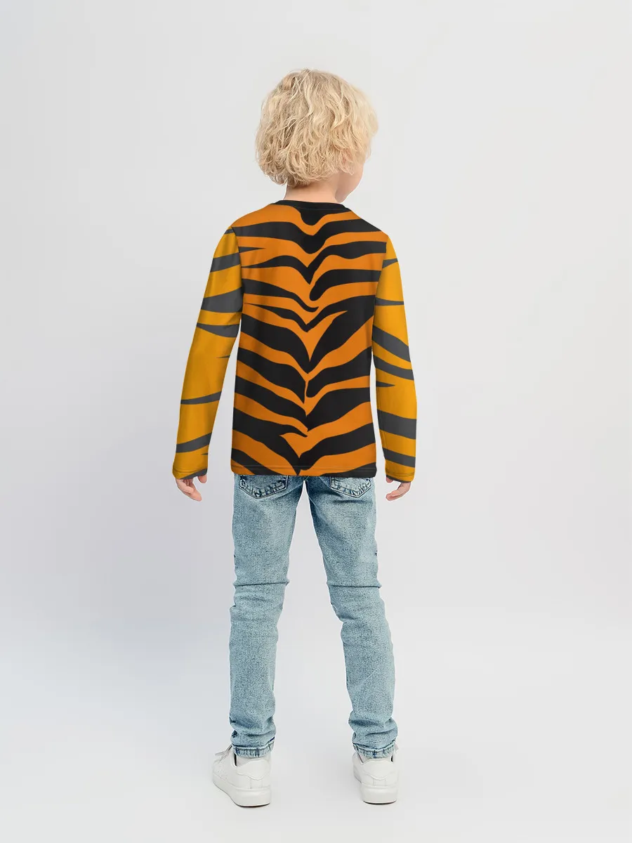 Детский лонгслив / Тигр