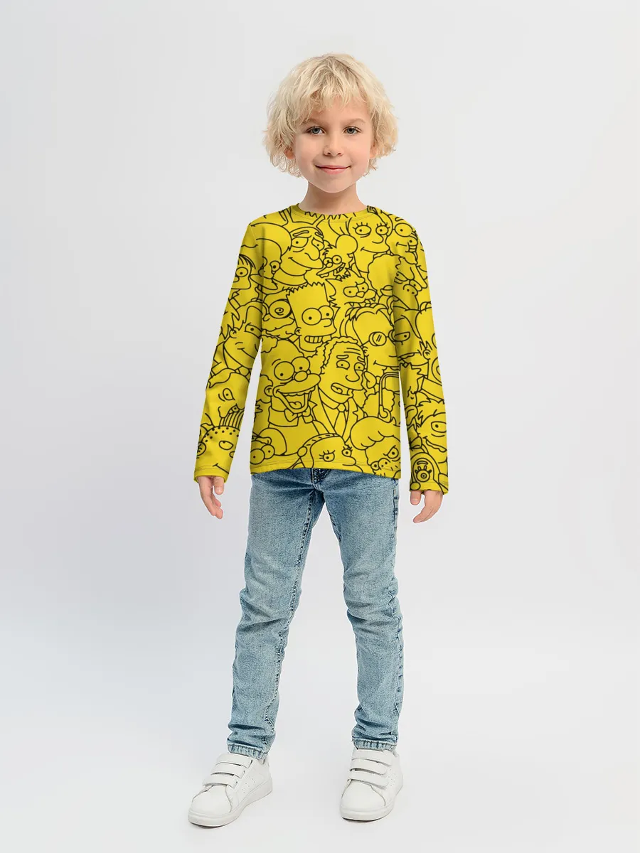Детский лонгслив / Симпсоны