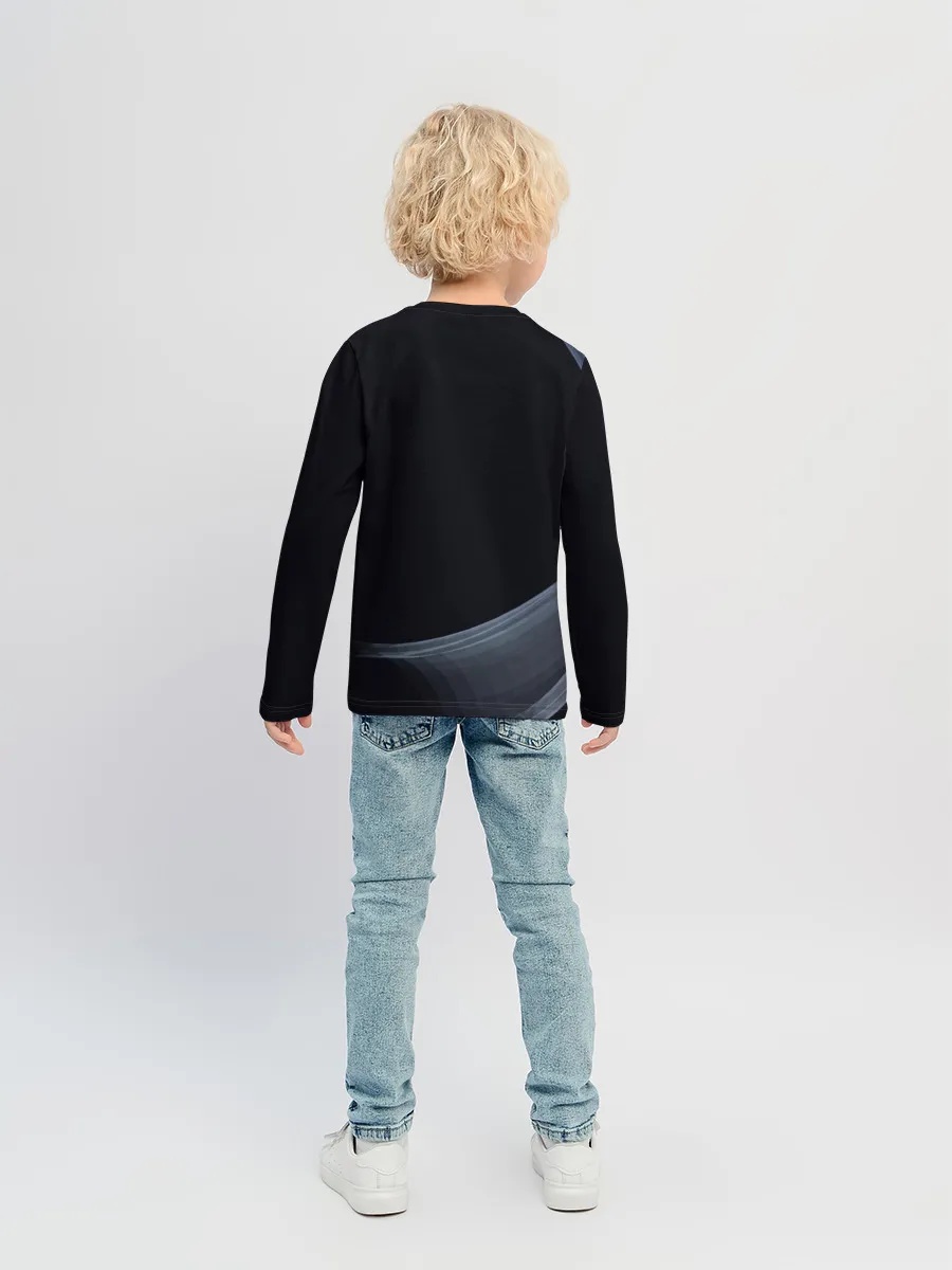 Детский лонгслив / Tesla Model 3