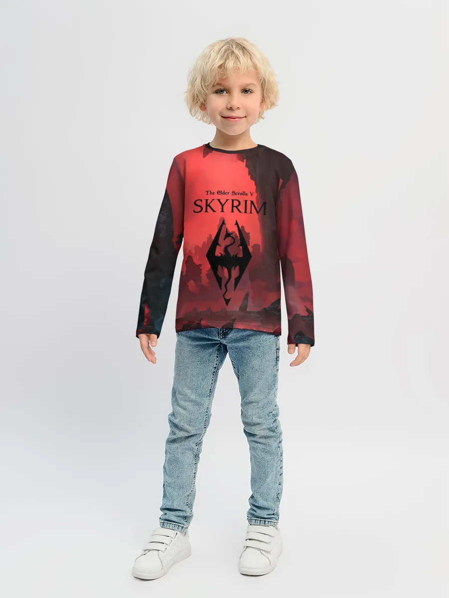 Детский лонгслив / The Elder Scrolls SKYRIM