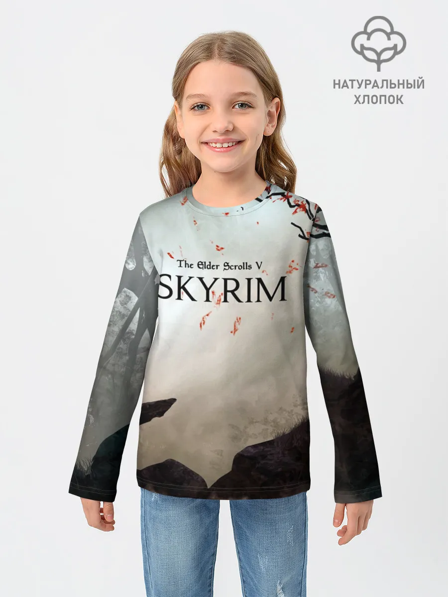 Детский лонгслив / The Elder Scrolls SKYRIM 5
