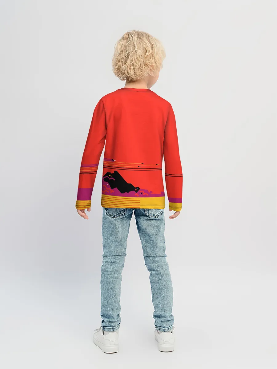 Детский лонгслив / Марс