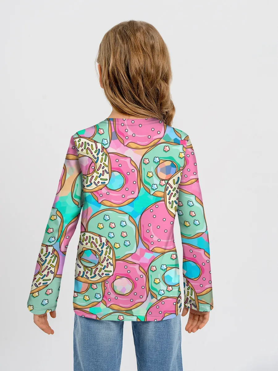 Детский лонгслив / Сладкие Пончики