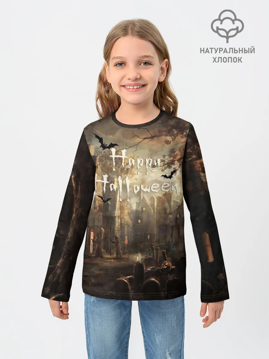 Детский лонгслив / Halloween