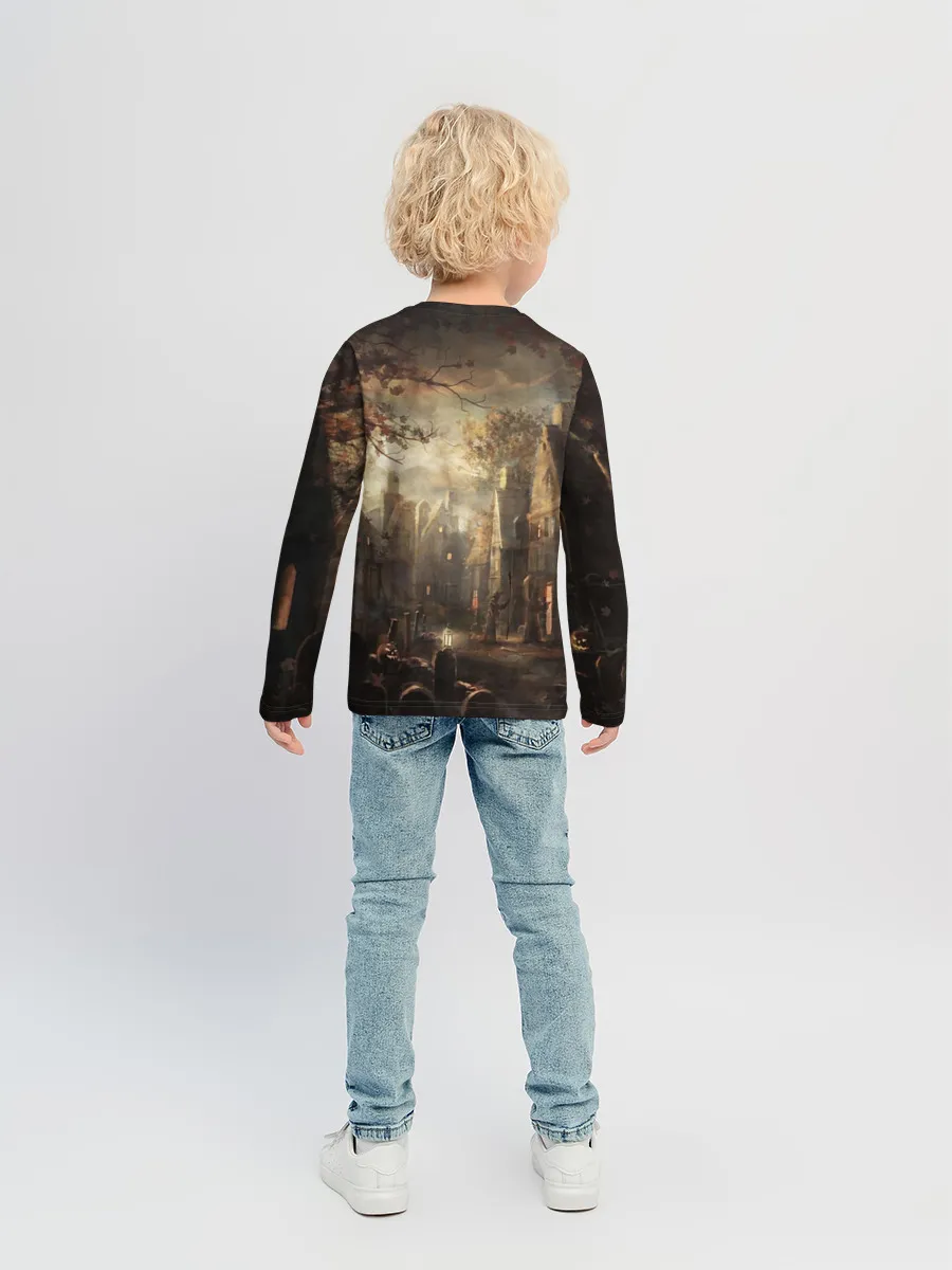 Детский лонгслив / Halloween