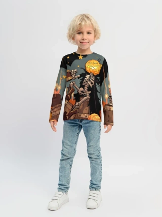 Детский лонгслив / Halloween