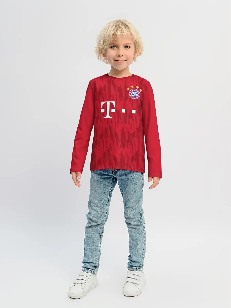 Детский лонгслив / Lewandowski home 18-19