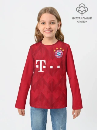 Детский лонгслив / Lewandowski home 18-19