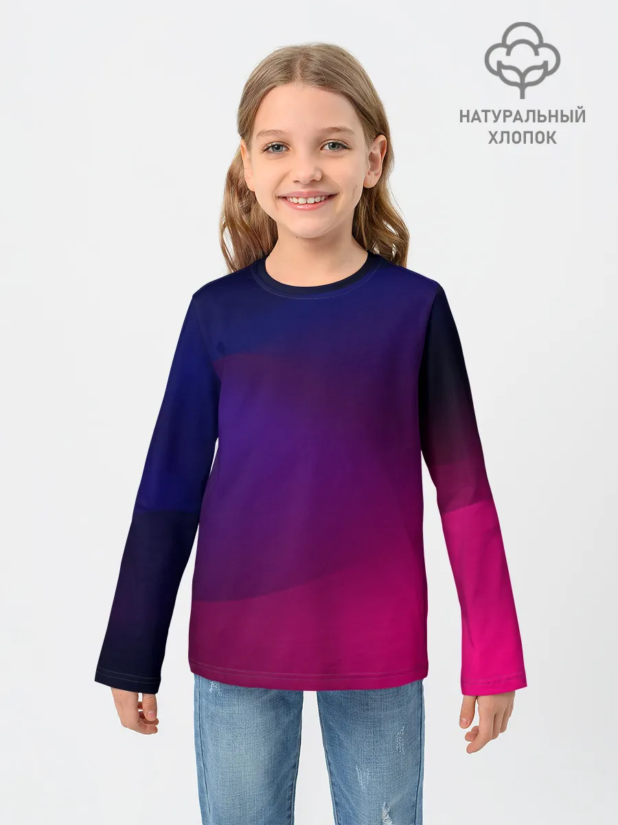 Детский лонгслив / Abstract simple colors