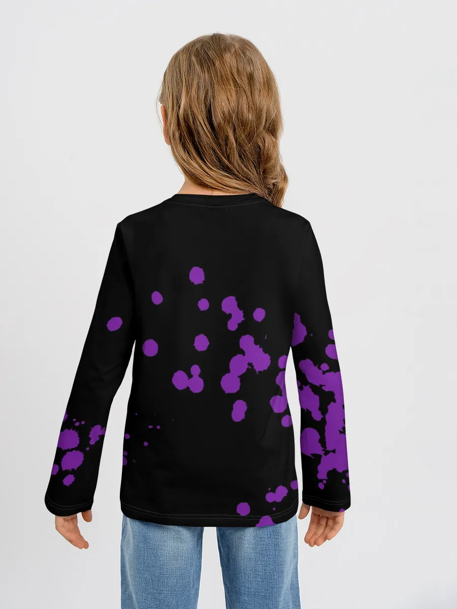 Детский лонгслив / Eat Sleep Fortnite Repeat