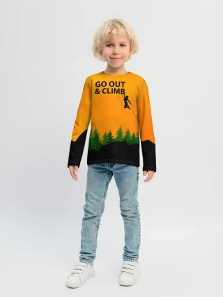 Детский лонгслив / Альпинизм