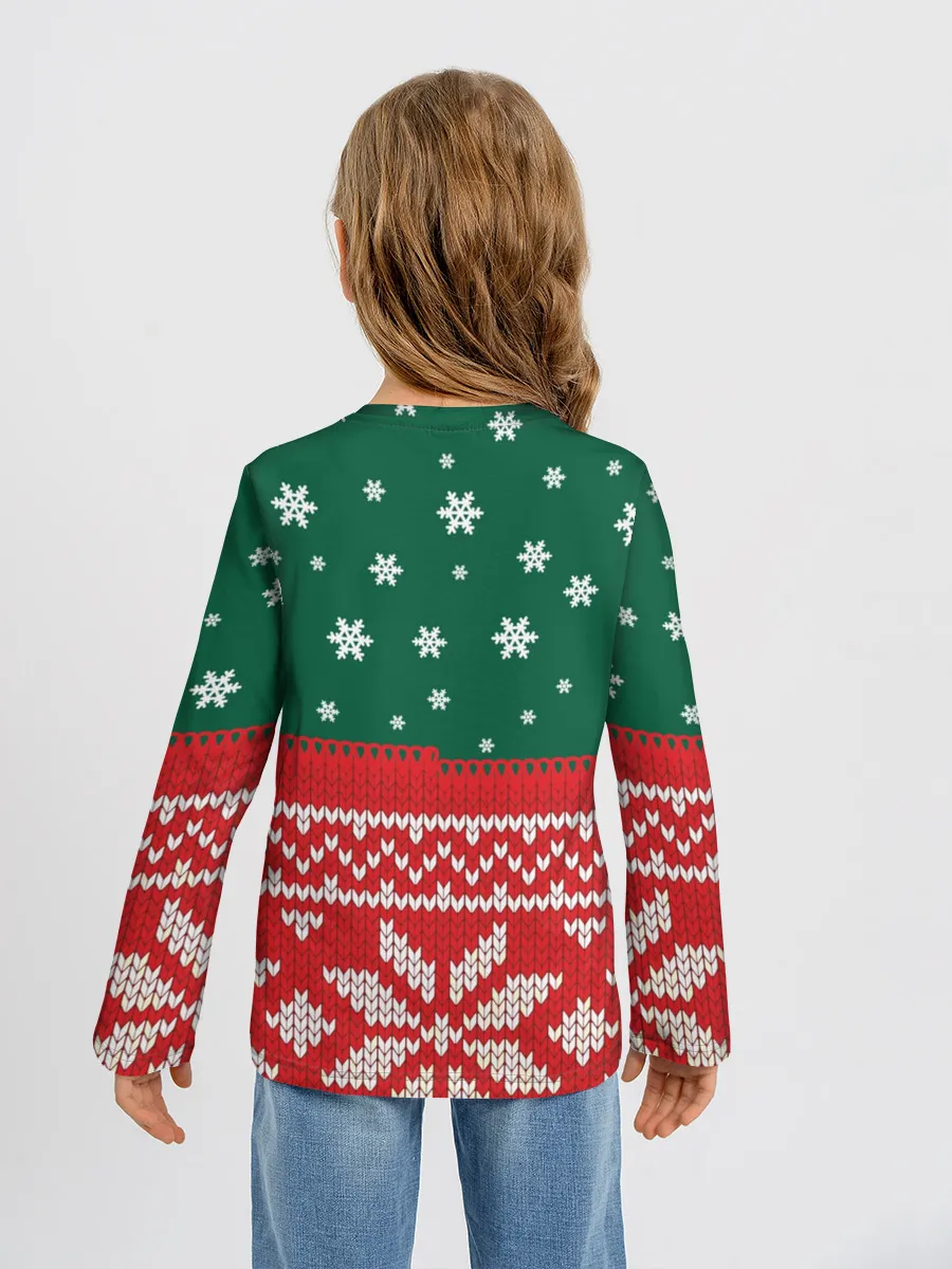 Детский лонгслив / Новогодний Алексей