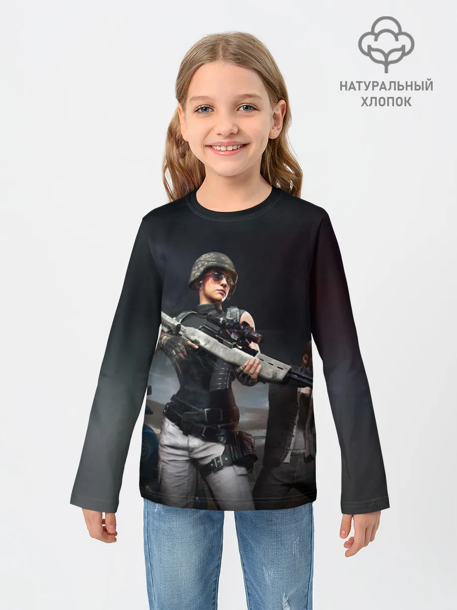 Детский лонгслив / PUBG