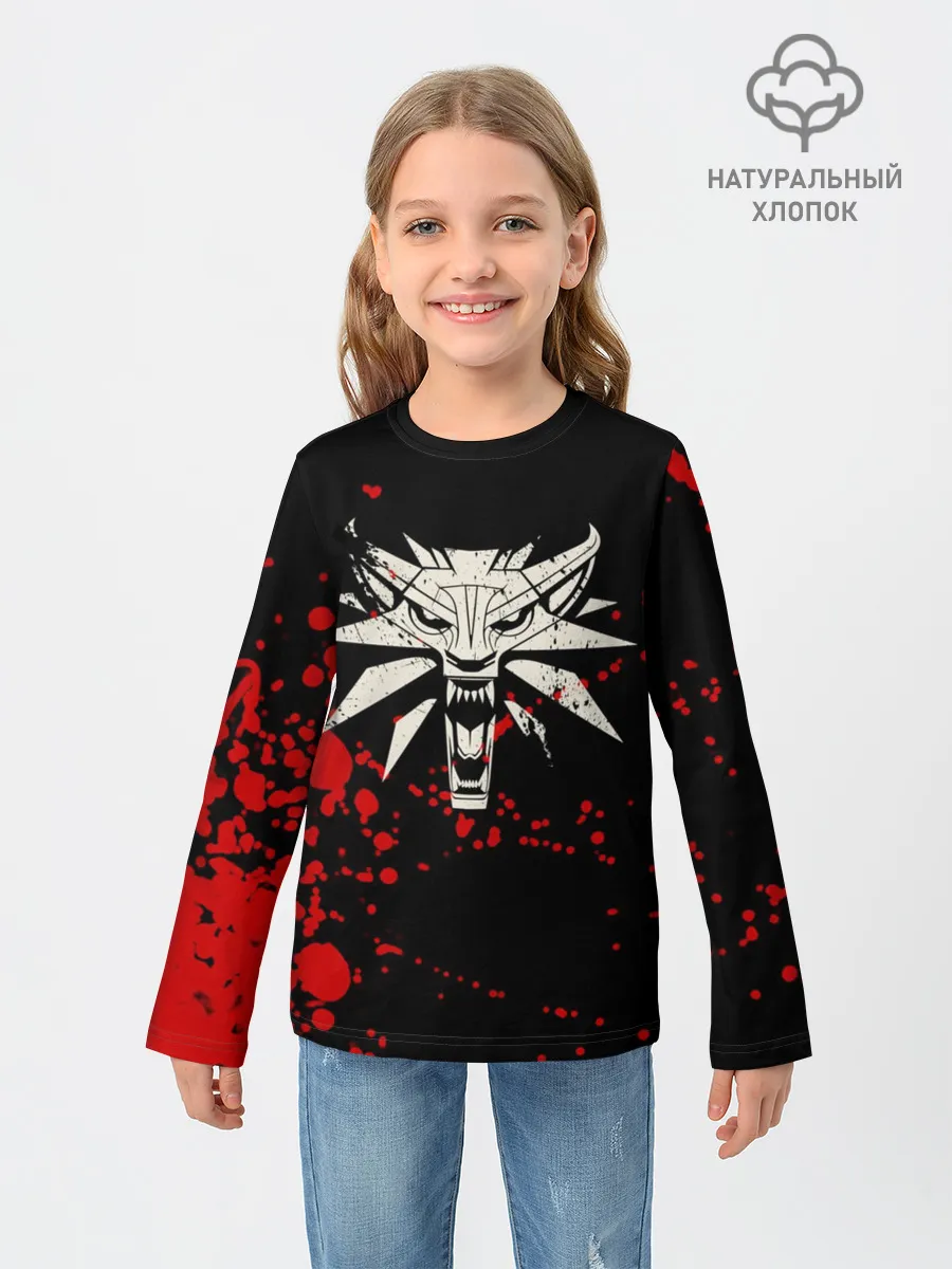 Детский лонгслив / The Witcher Blood