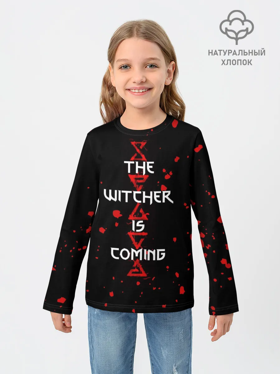 Детский лонгслив / The Witcher Is Coming