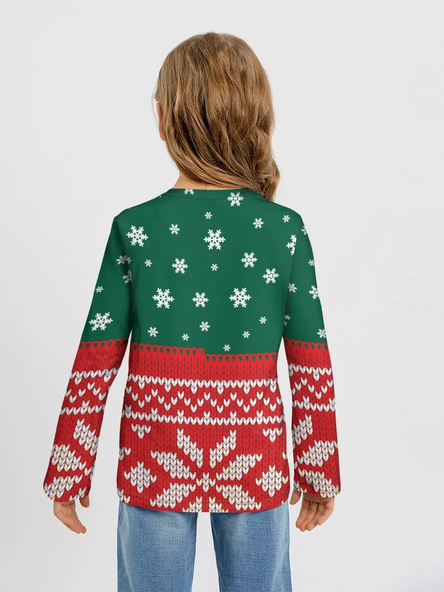 Детский лонгслив / Новогодний Дмитрий