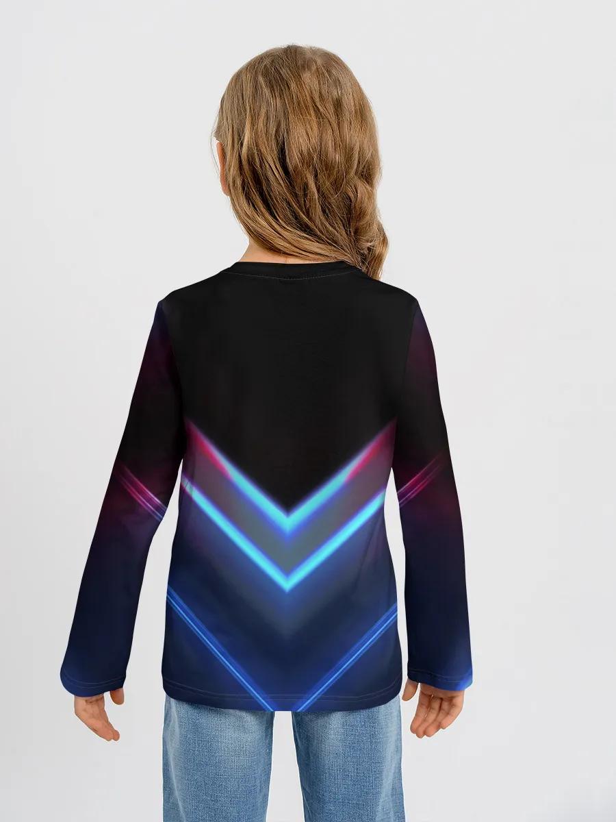 Детский лонгслив / CYBERPUNK 2077 NEON | НЕОН