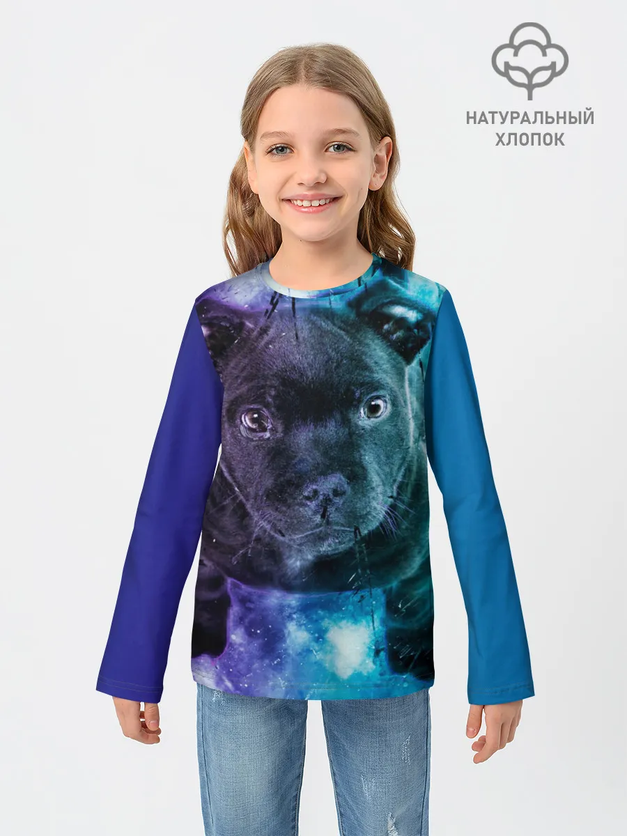 Детский лонгслив / Милый пёс
