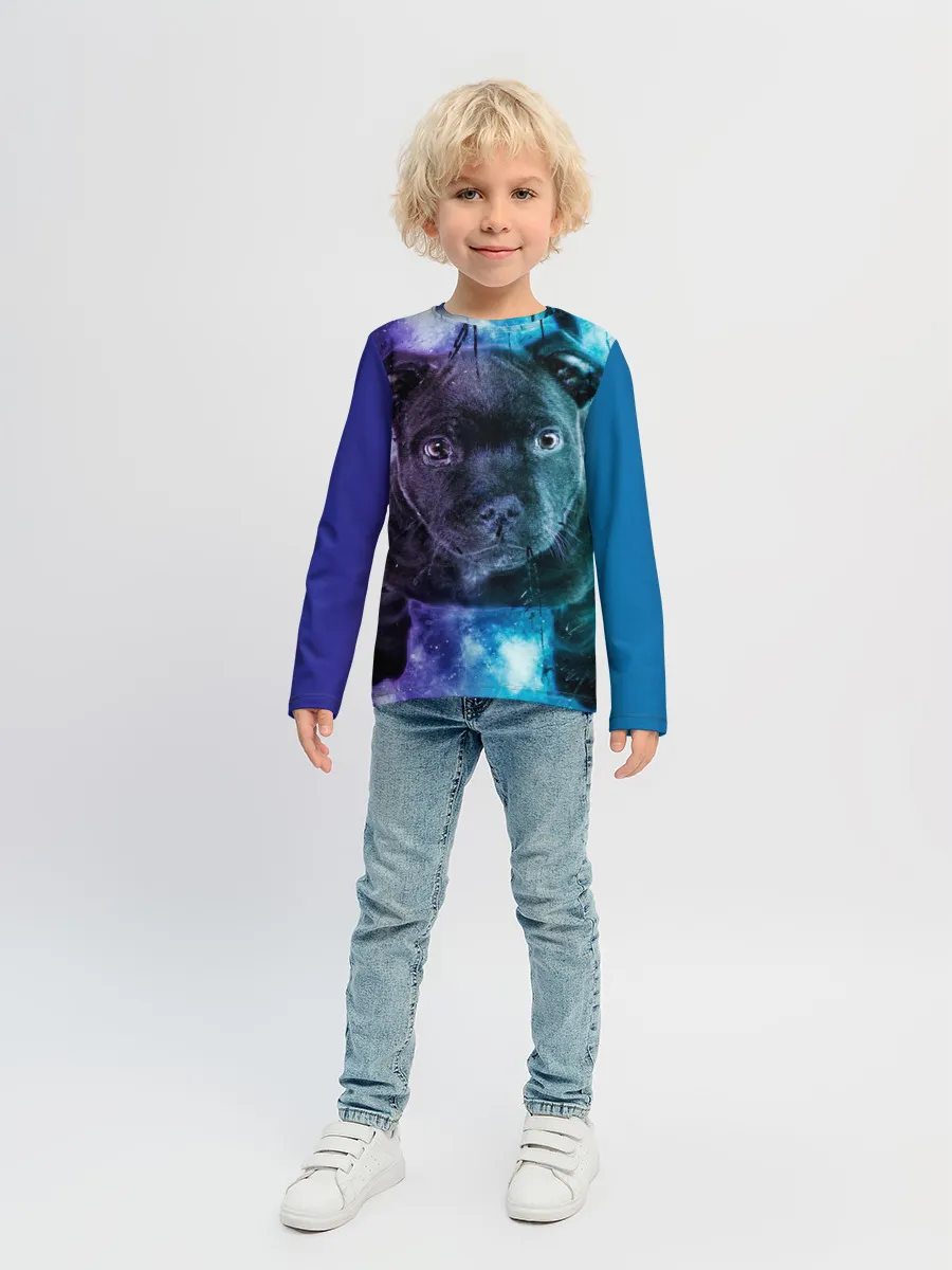 Детский лонгслив / Милый пёс