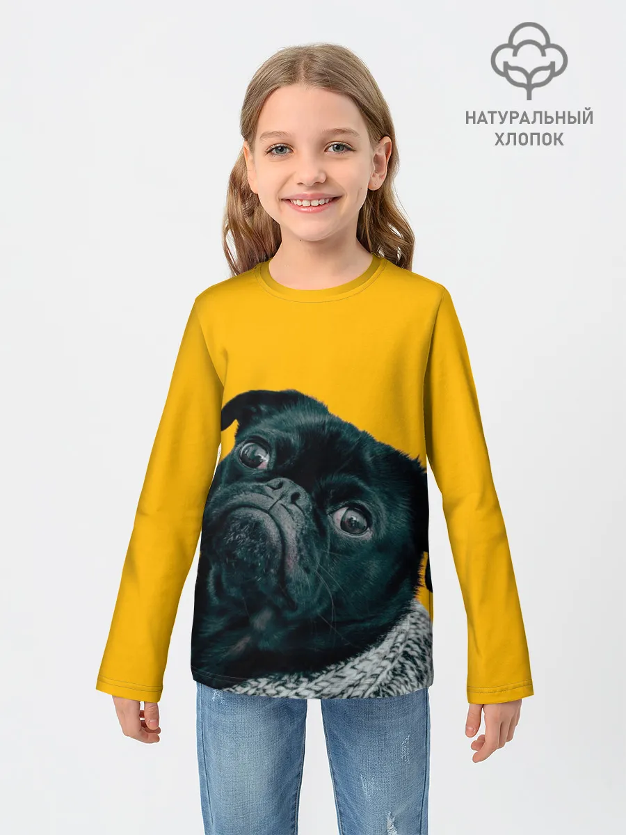 Детский лонгслив / Бульдожка