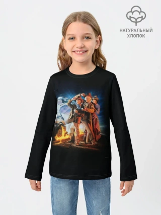 Детский лонгслив / Back to the future