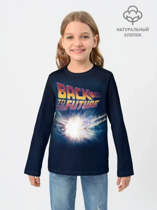 Детский лонгслив / Back to the future_8