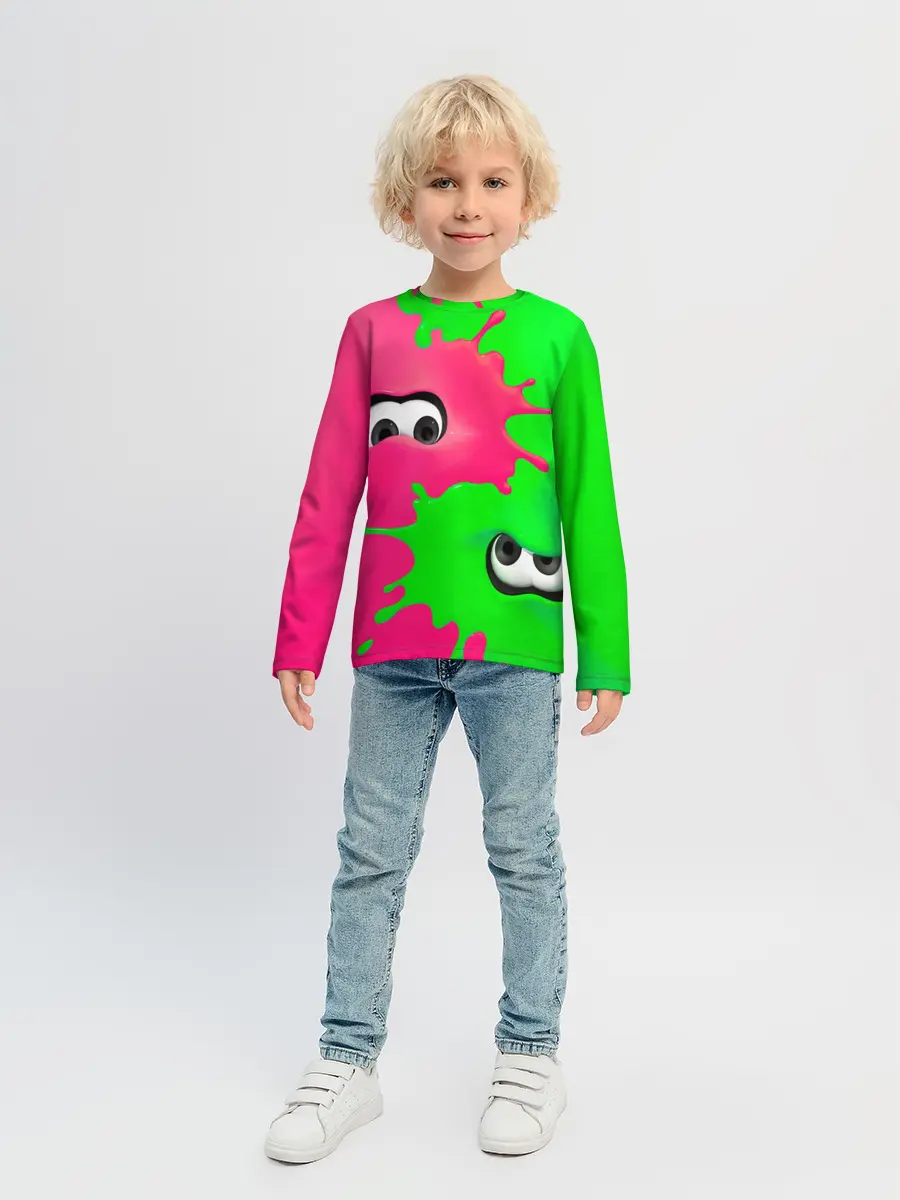 Детский лонгслив / Splatoon