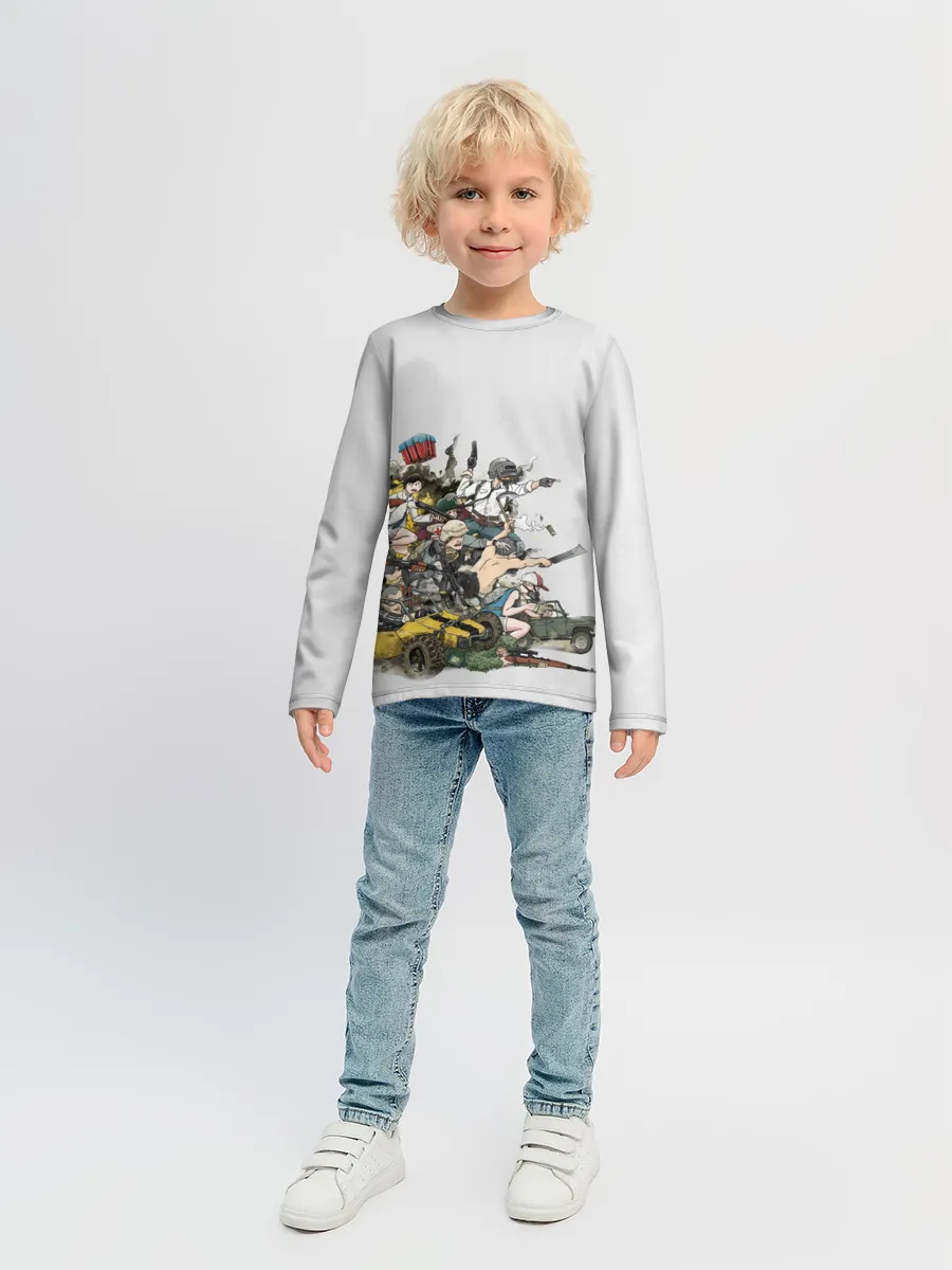 Детский лонгслив / Погоня